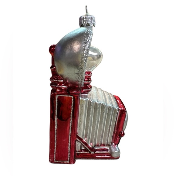 Hand Blown Glass Ornament Poland ~ Red Camera/Polaroid Vintage - Picture 3 of 6